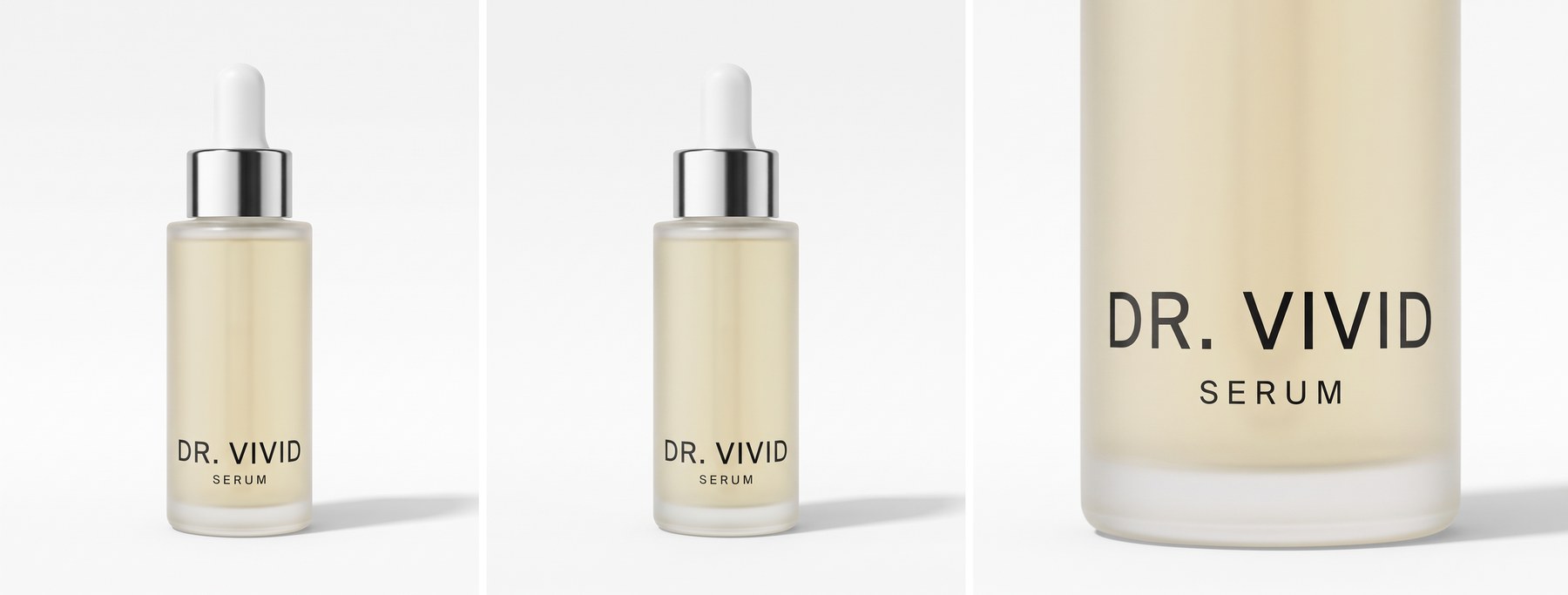 Beauty: the packshot on a white background